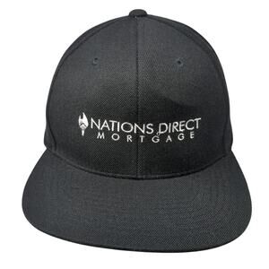 Nations Direct Mortgage Snapback Hat Black One Size Outdoor Sport-Tek